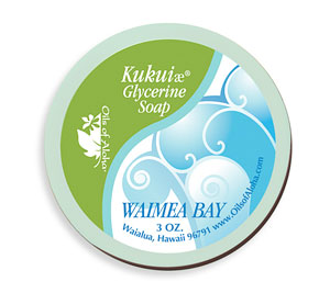 SoapsKukui Glycerine Waimea Bay Soap 3oz