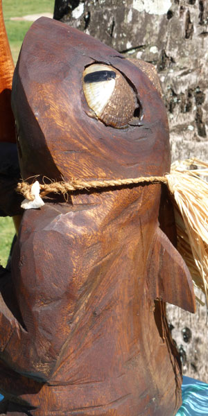 Made on KauaiShark Man with Spear